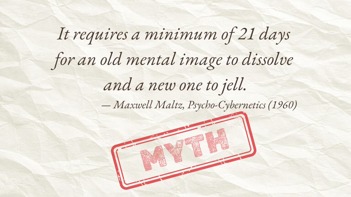 The 21-Day Habit Myth: What Science Really Shows