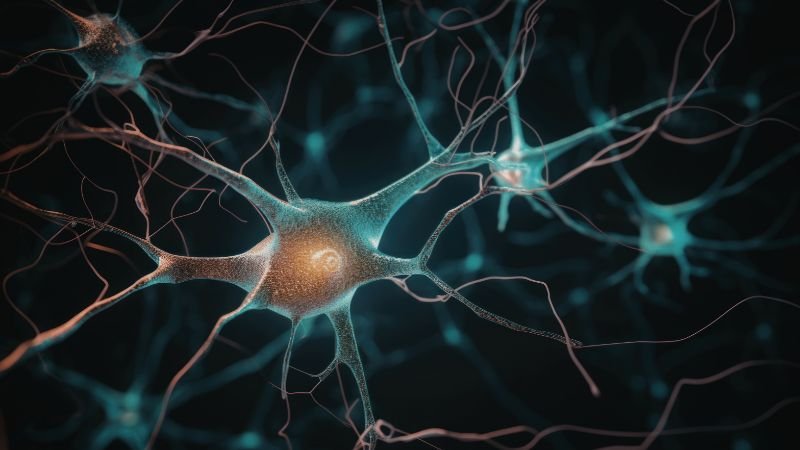 Neural pathways forming connections during memory encoding, illustrating how mnemonics improve recall